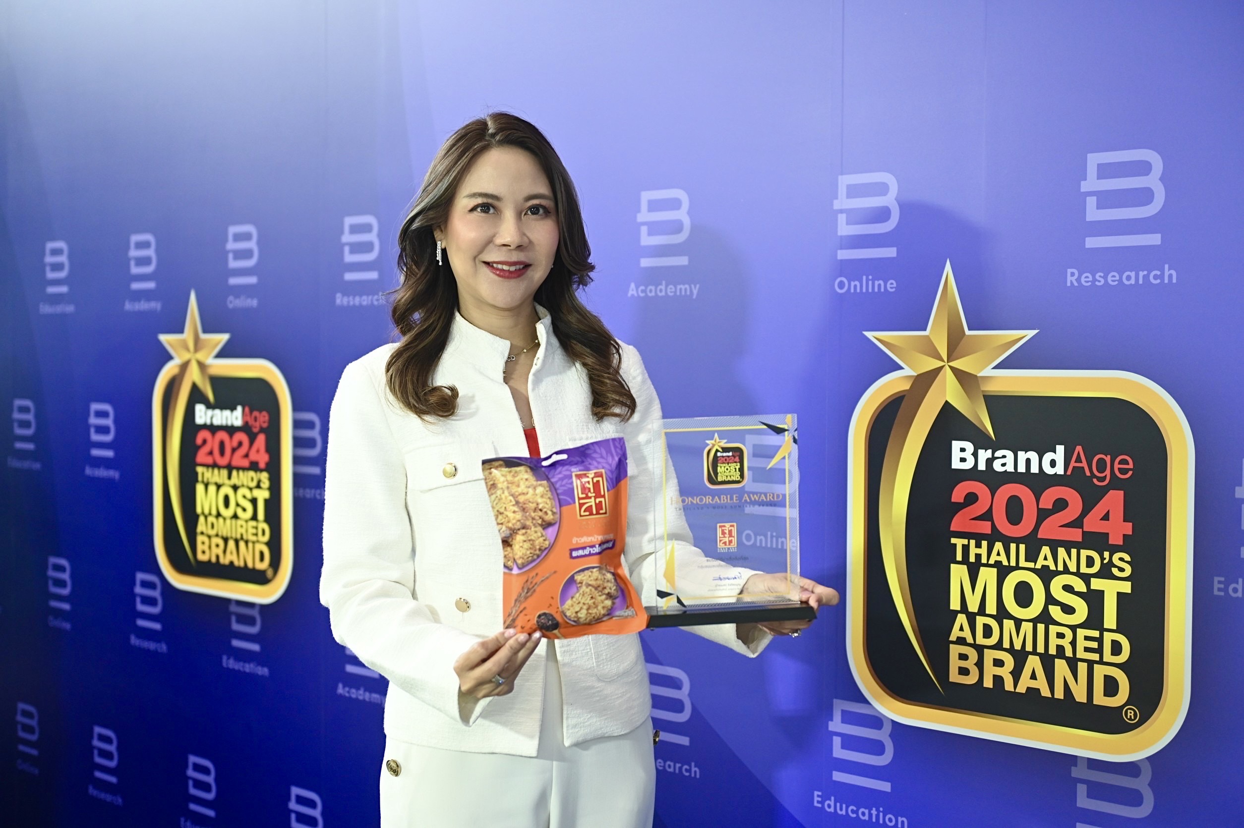‘เจ้าสัว’ คว้า Thailand’s Most Admired Brand ปี 2024  กลุ่มสแน็คไทย 2 ปีซ้อน