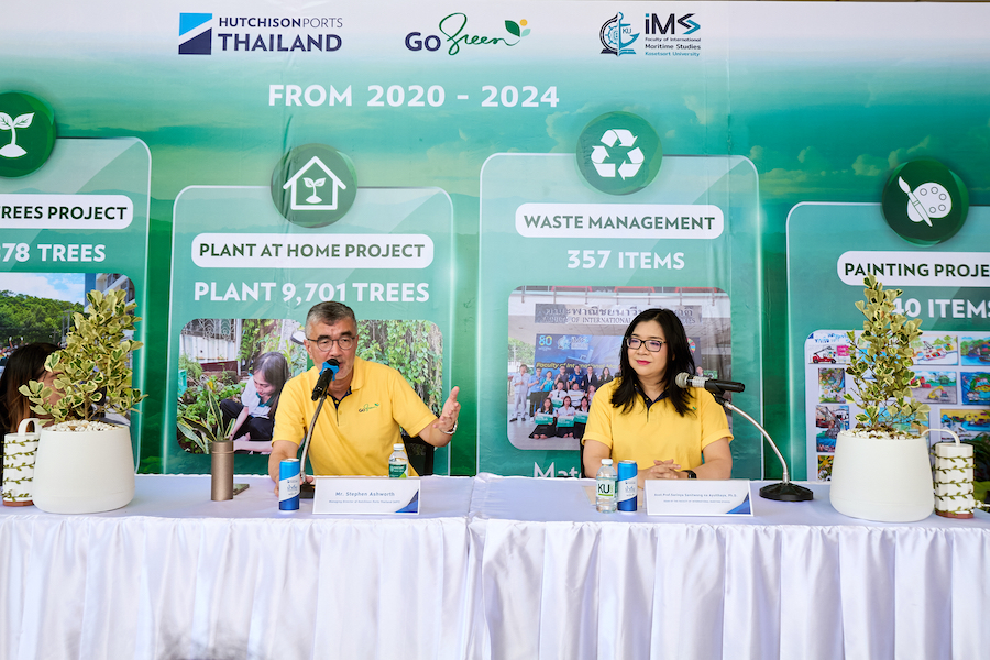 Hutchison Ports Thailand จับมือ ม.เกษตรศาสตร์ ร่วมเดินหน้าโครงการ Go Green ปี 3